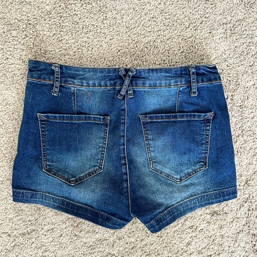 Y2K Jean low rise shorts
